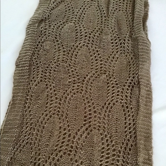 New Soft Coffee Mocha Knitted Infinity Scarf - Picture 2 of 3